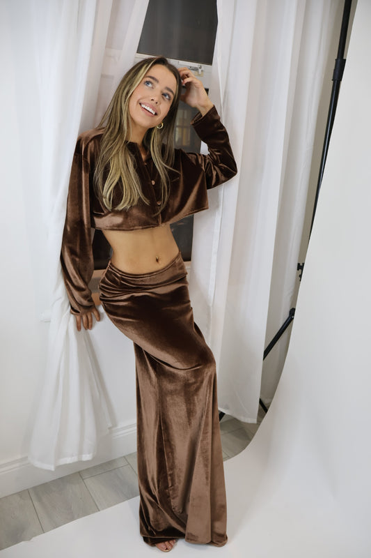 CHOCOLATE VELVET CO-ORD